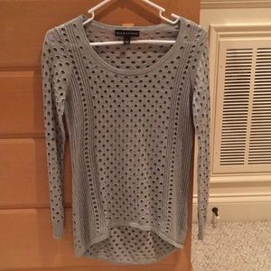Rock & Republic Silver Sweater Like New